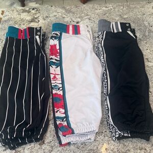 3 Pairs of Swaggy Youth Baseball Knickers Size 30